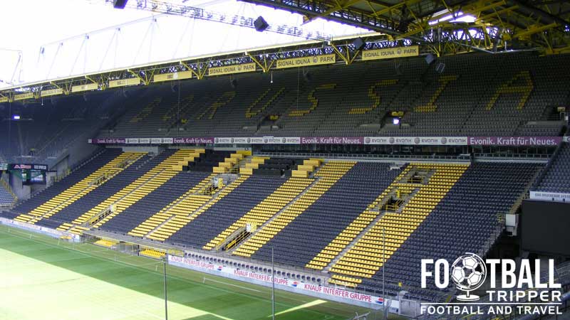 Borussia dortmund single tier stand