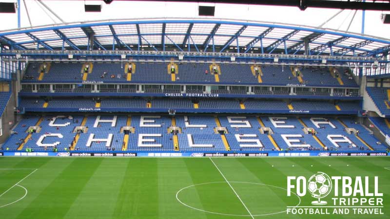 stamford bridge, section the shed end lower, row 15, home