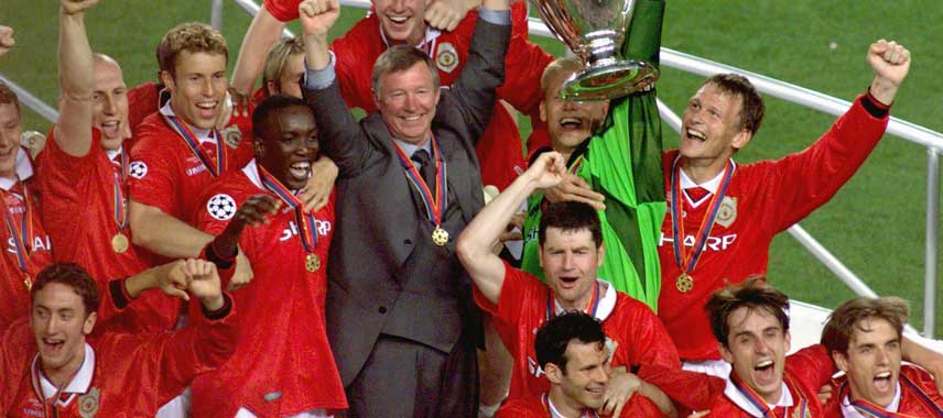 Man Utd Champions League Winners 1999