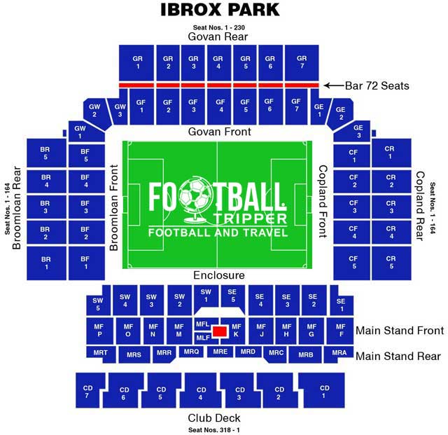 Rangers Stadium Seating Chart