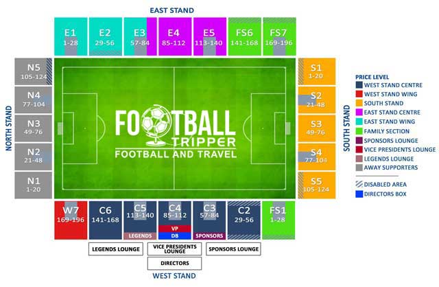 Proact Stadium Guide Chesterfield Fc Football Tripper