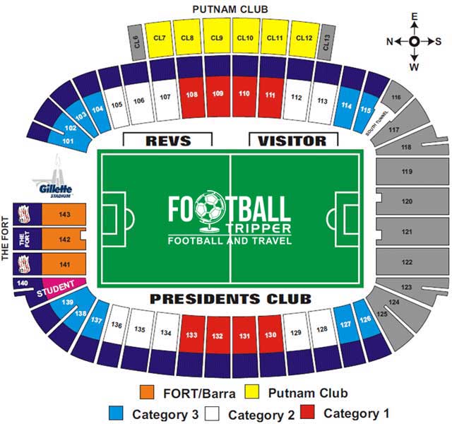 Revolution Place Seating Chart