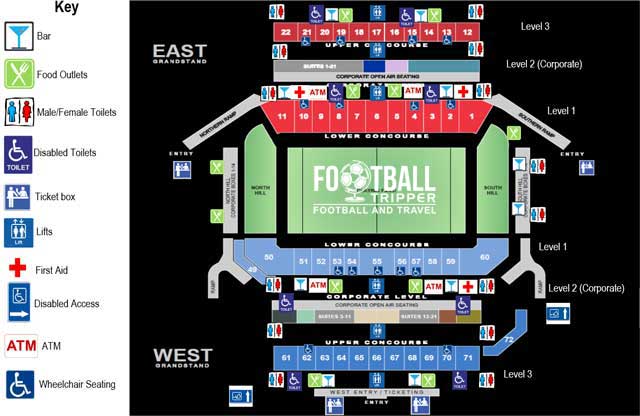 Mcdonald Jones Stadium Seating Map Knights