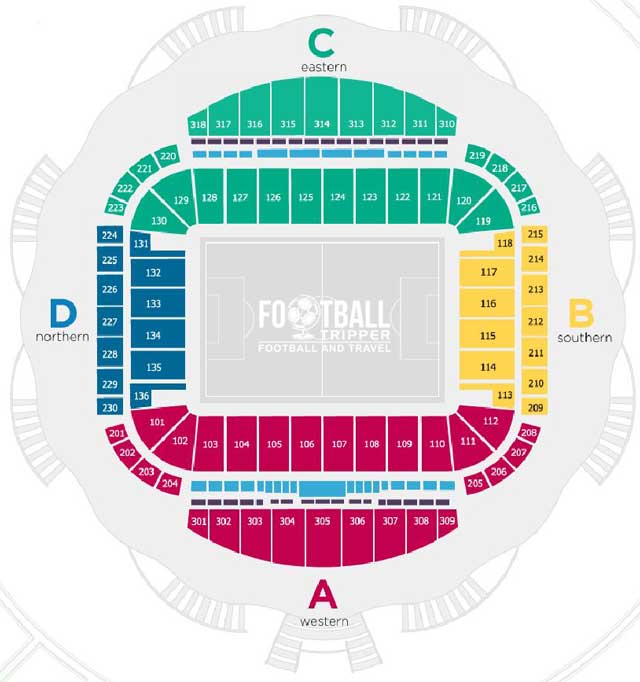 Saransk Stadium Seating Chart