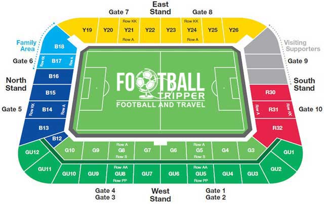 Uk Football Stadium Seating Chart