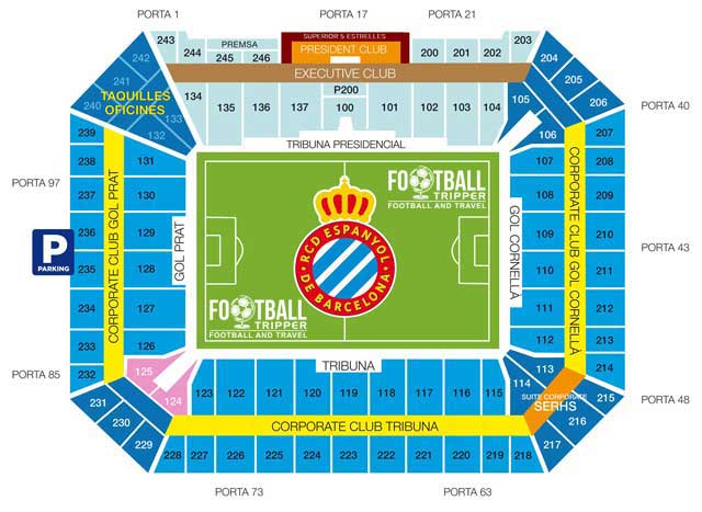 Barcelona Stadium Seating Chart