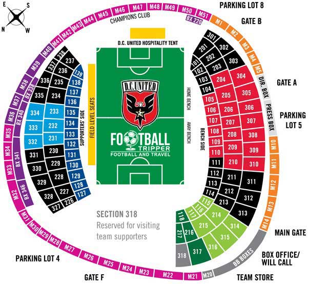 Rfk Stadium Washington Dc Seating Chart