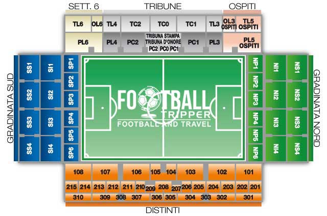 Verona Arena Detailed Seating Chart