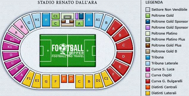Stadio Euganeo Padova Seating Chart