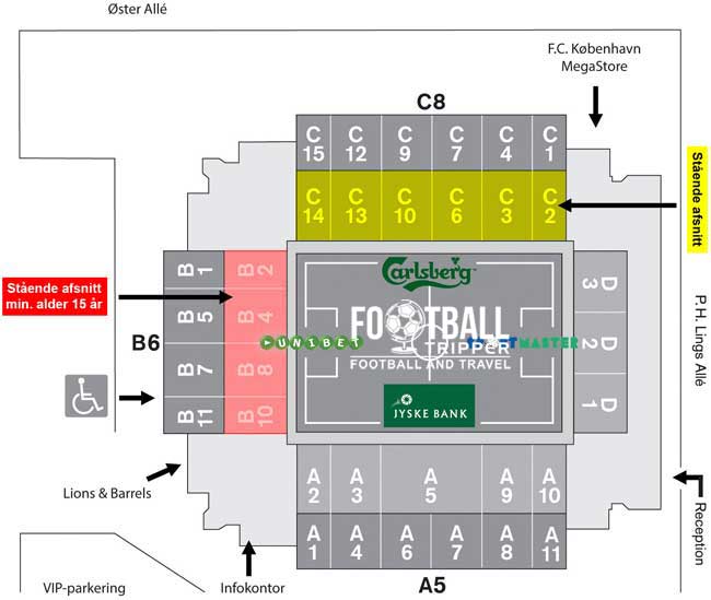 Royal Arena Denmark Seating Chart