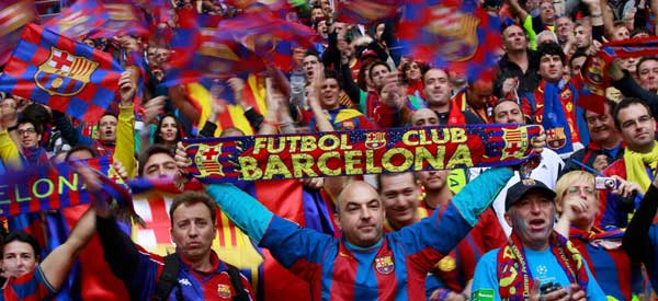 Image result for barcelona fans