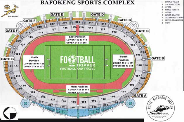 Royal Bafokeng Stadium Platinum Stars Football Tripper
