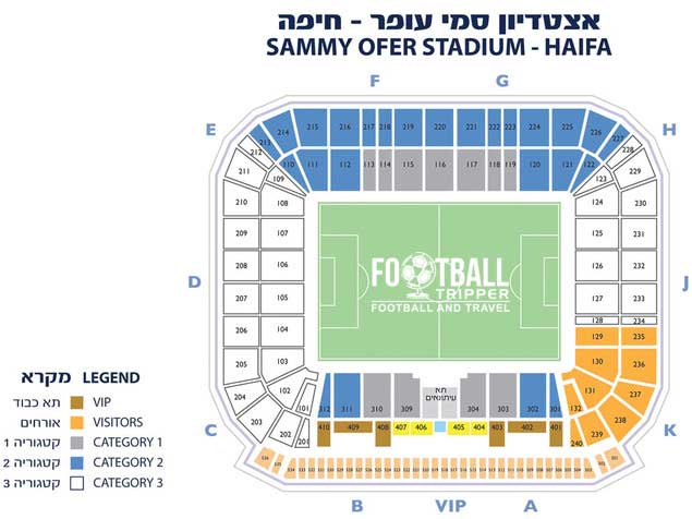 Nokia Arena Tel Aviv Seating Chart
