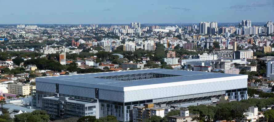 Exterior view of Arena Da Baixada