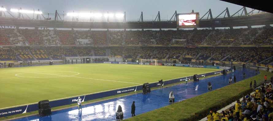 Inside Estadio Metropolitano De Baranquilla