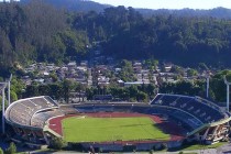 Aerial view of Estadio Municipal De Concepción