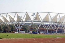 Exterior of Jawaharlal Nehru Stadium