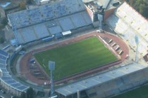 Aerial view of Maksimirski Stadion Zagreb
