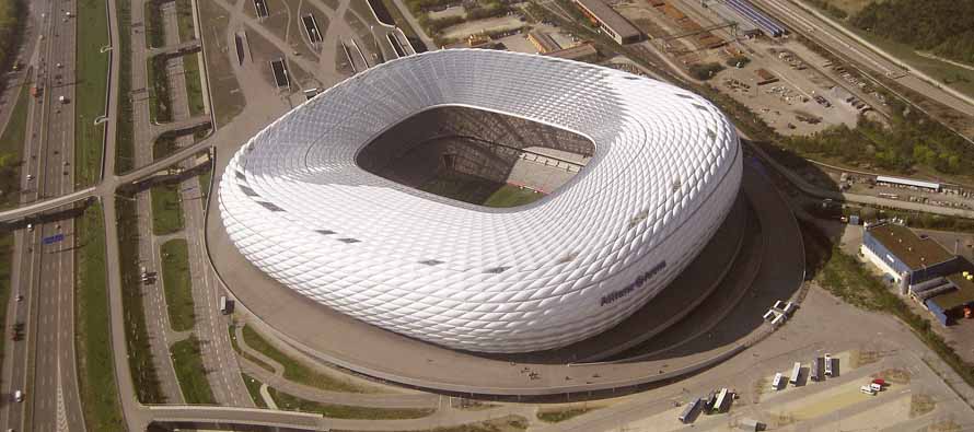 Allianz Arena from above