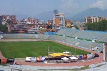 Overlooking Qemal Stafa Stadium