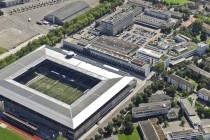 aerial view stade de suisse
