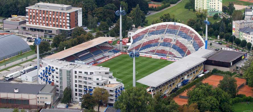Aerial view of Andruv Stadion