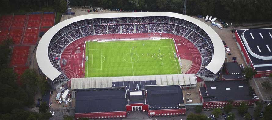 Aerial view of Atletion Stadion nrgi