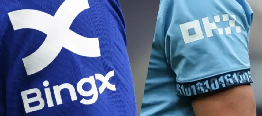 Chelsea and Man City sleeve sponsors are Crypto companies