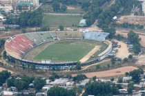 Aerial view of Dong Nai Stadium