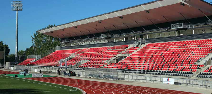 Inside Estadio Fiscal De Talca