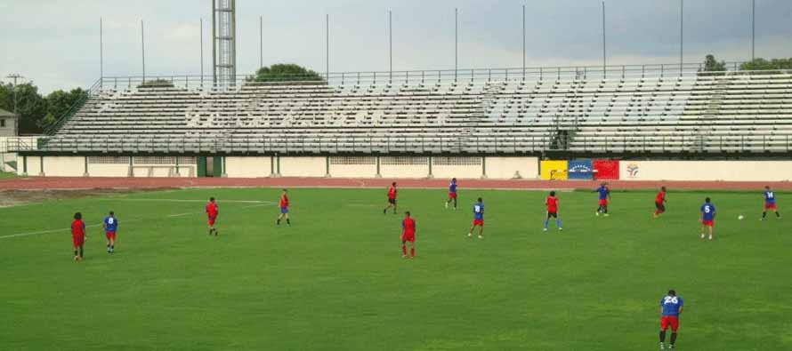 Match being played at Estadio Florentino Oropeza