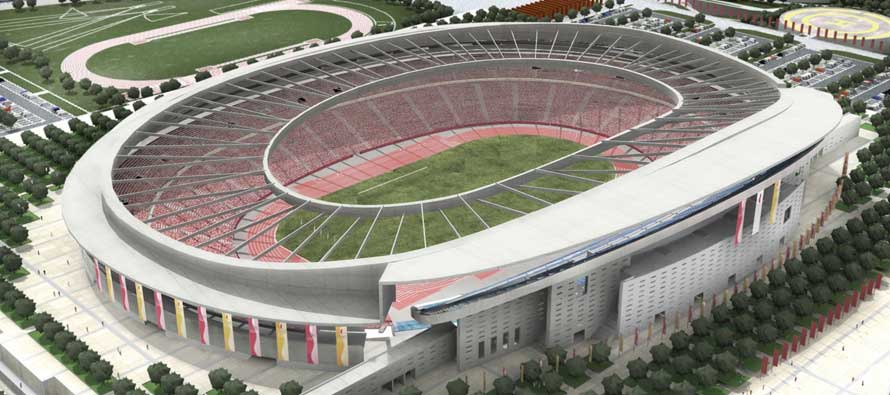 Atletico Madrid Stadium Estadio Wanda Metropolitano Football Tripper