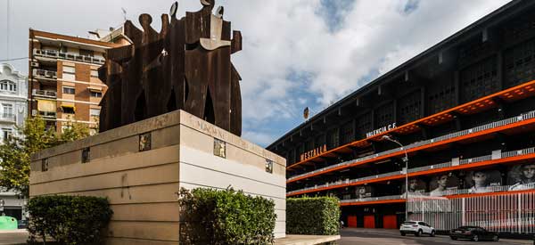 Exterior of Estadio Mestalla