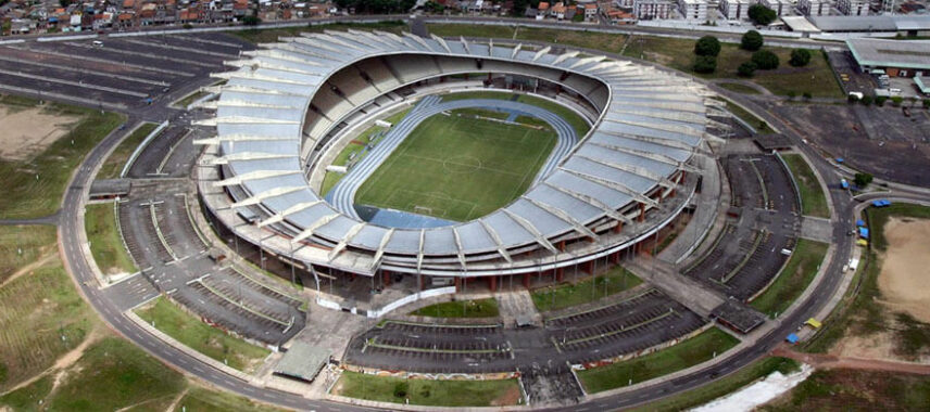Aerial view ofd estadio Olímpico do Para
