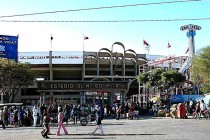 Exterior of Estadio Olimpico Patriai