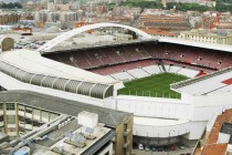 Aerial view of old Estadio San Mames