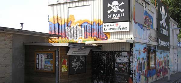 Exterior of ST Pauli club shop