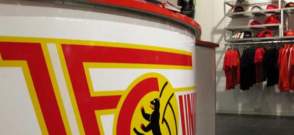 Inerior of FC Union Berlin club shop