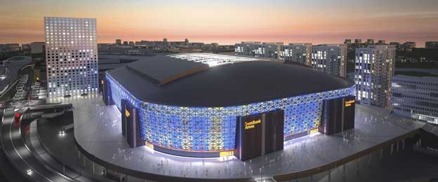 Exterior of Friends Arena