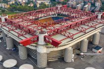 Aerial view of San Siro