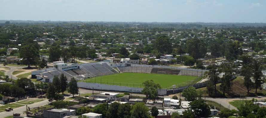Aerial view of Jardines Del Hipodromo Stadium