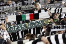 Juventus supporters inside the stadium