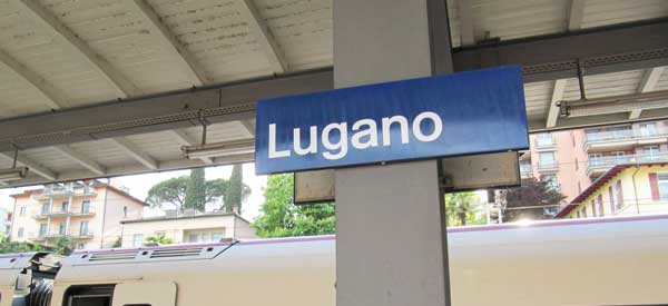 Lugano Railway sign