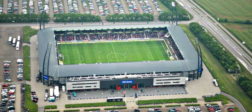 Aerial view of MCH Arena