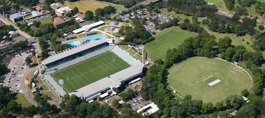 Aerial View Parramatta Stadium