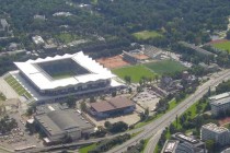 Aerial view of Pepsi Arena Polish Army Stadium