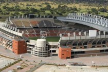 Aerial view of Peter Mokaba Stadium