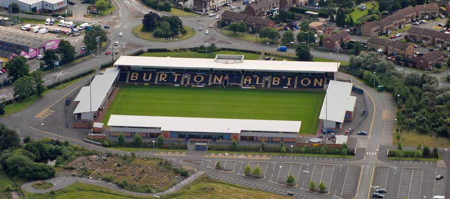 Inside Pirelli Stadium Burton