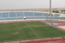 Inside an empty Prince Abdullash Stadium