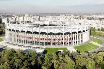 Aerial view of Romania's stadium